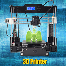 Newest Big size 220*220*235mm High Quality Precision Reprap Prusa i3 DIY 3d Printer kit with 1 Roll Filament 16GB SD card & LCD