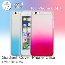 For iPhone 6 Gradient Color Mobile Phone Cases Accessories Hard Protective 4.7 Inch Cell Phone Cases For iPhone 6 Fashion Covers