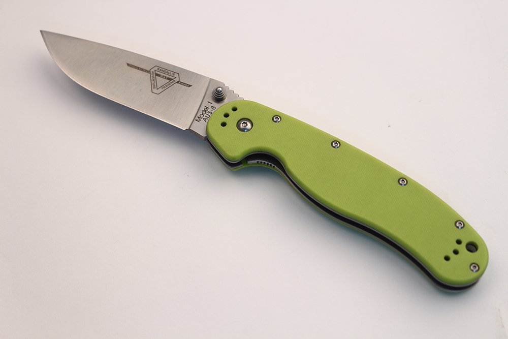 Ontario RAT Model 1 AU 8 3 5 Stain finished Blade G10 Handle Folding Knife Tool
