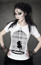 Fashion new harajuku 3D tshirt women black white casual print tees funny hot sale poleras de