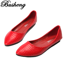 Loafers Shoes Slip-On Women Flat Shoes Comfort Ballet Ladies Shoe Plus Size 33~43 Pointed Toe flats women Shoes