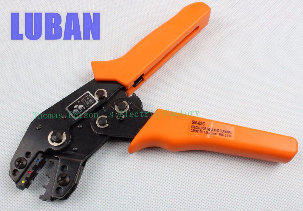 SN-02C MINI EUROP STYLE crimping tool crimping plier 0.25-2.5mm2 multi tool tools hands