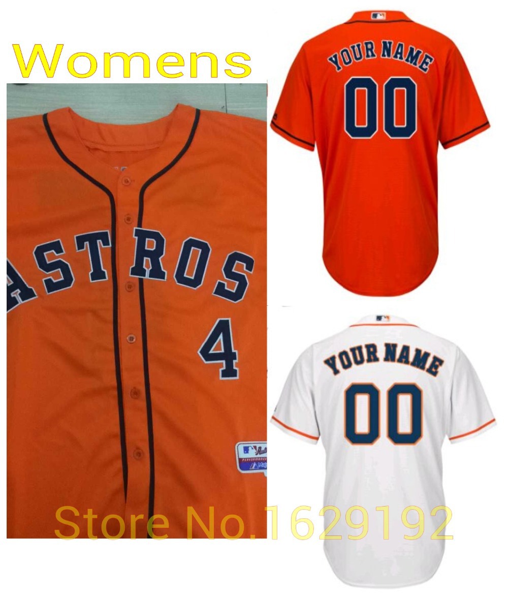 NewArrivalCustomHoustonAstrosWomensAuthenticPersonalizedany