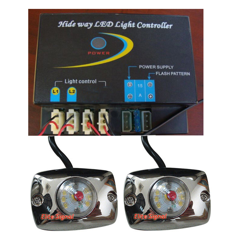 12 W    A Way ,   lighthead,  flash-,   12-24VDC