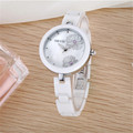 New Arrival K1187 100 Ceramic BrandKEZZI Ladies Wristwatch Crystal Stone Ceramic Watch Women free shipping