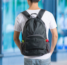 Portable Foldable Women Backpack 2015 Waterproof School Bags Outdoor Men s Travel Bags 4 Colors Sports