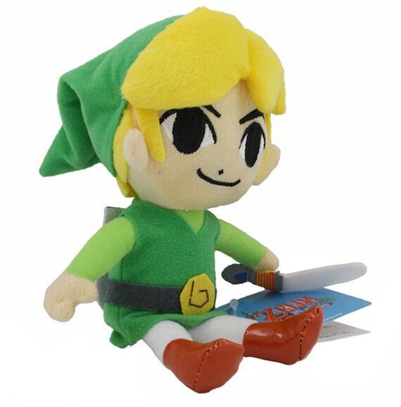 Zelda Link Plush Stuffed Toy Doll 7" inch 20cm EMS 100Pcs/lot Free Shi...