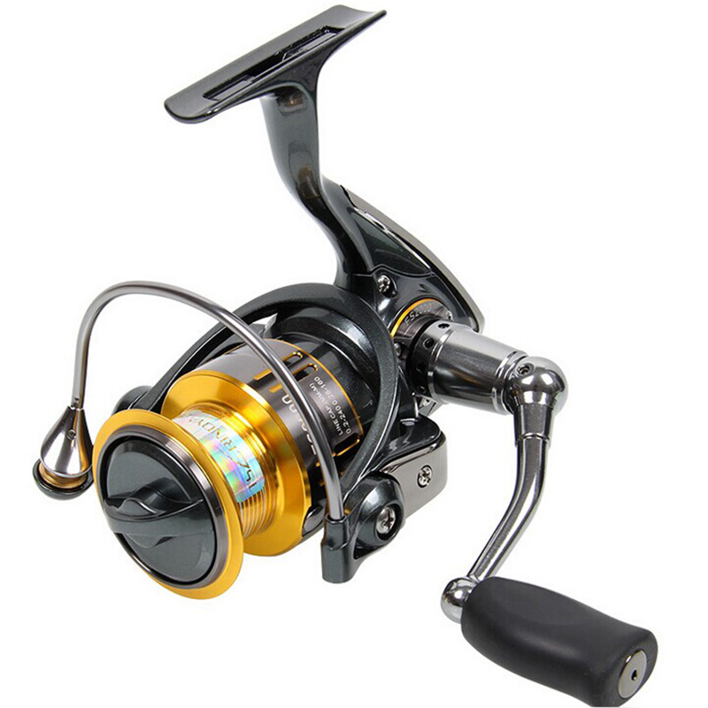 Trulinoya Spinning Fishing Reel Saltwater Fishing Wheel Line Cup Ultra-light Metal Real 9+1BB Lure Wheel 1500 2000 Series