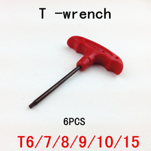 Nuevo tipo t de tornillo rotativo herramienta CNC llave de tubo keys llaves llave de torsión T6 / 7 / 8 / 9 / 10 / 15