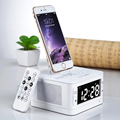 Hot Sale Wireless Bluetooth Speaker With Lighting Socket Alarm Clock Function Speaker Free Shipping
