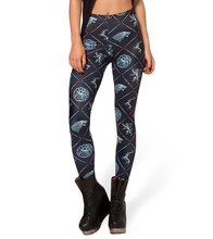Fashion 3074 sexy girl women win or die game of thrones 3D prints running elastic fitness sport leggings Pants