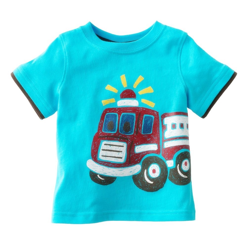 Retail Brand 1 piece 2014 New Children's T-shirt boys' Tees Baby Boy Clothing Litle boy Summer tshirt Designer Cotton Cartoon