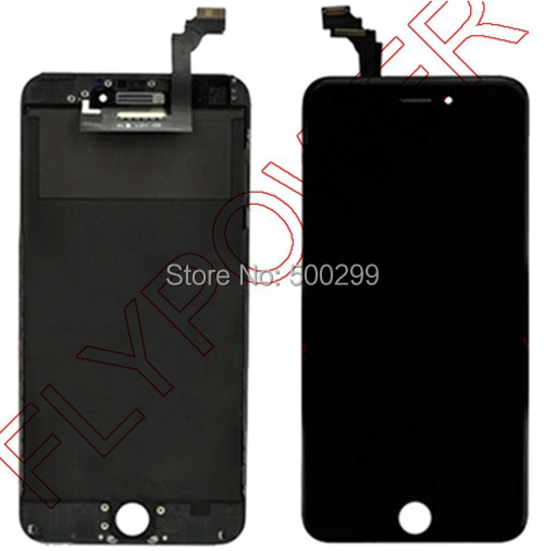 For iPhone 6 Plus LCD Screen Display with Touch Screen Digitizer Assembly by free shipping; Black color; 100% warranty