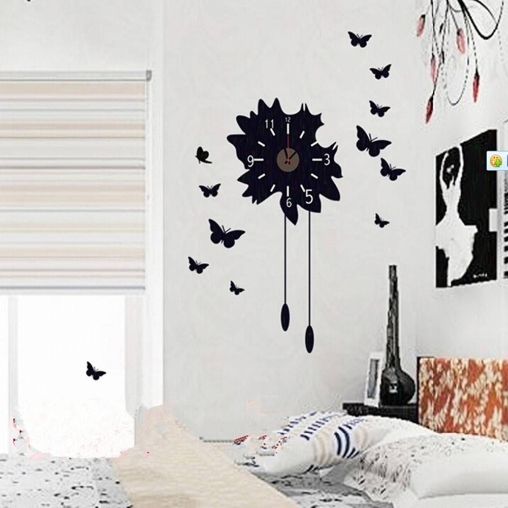 Online kopen wholesale black wall flowers plastic uit china black ...