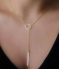 European and American trade extreme simplicity simple metal short necklace jewelry for women  free shipping