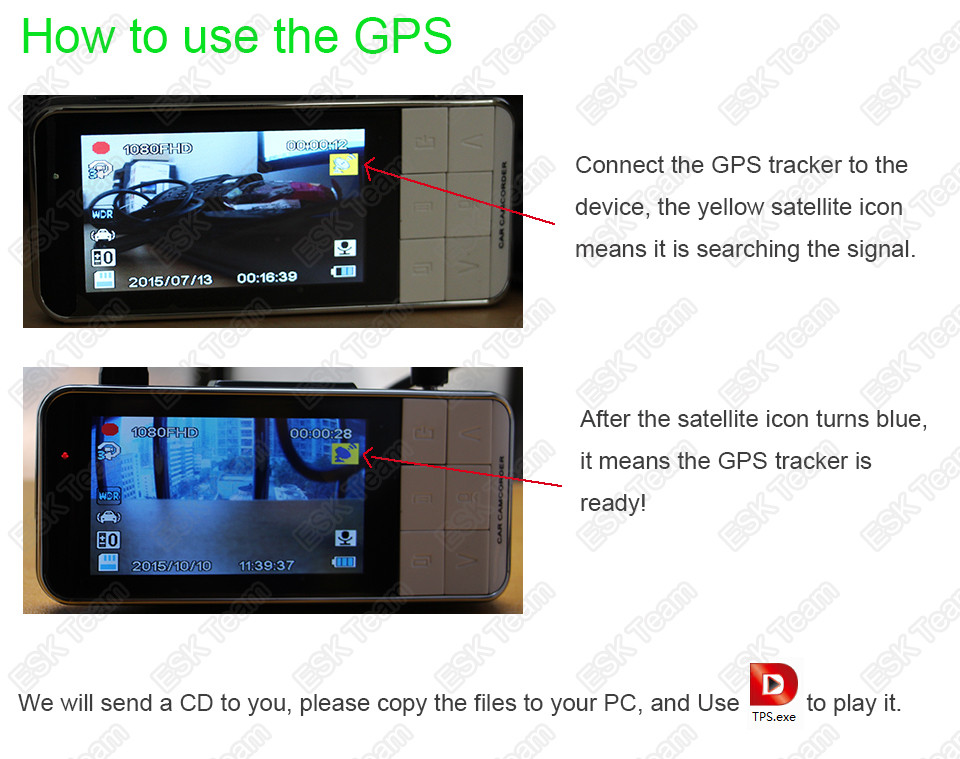 how to use the gps