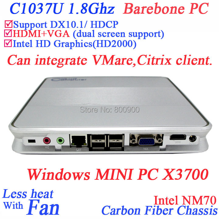    - linux12v  intel celeron 1037u x3700  1.8  1080 p -hdmi barebone  