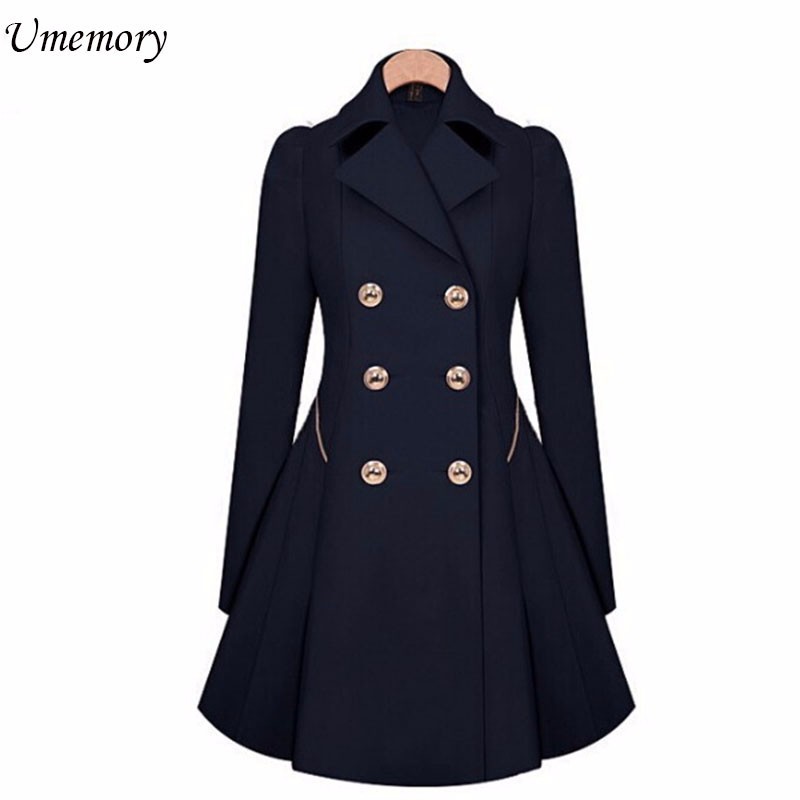 2015 Women Autumn Winter Woolen Long Sleeve Overcoat Designer Slim Fit Coat Zanzea Femininas Clothes S-XXL (11)