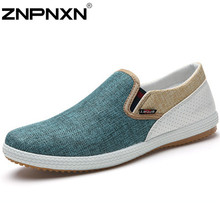 Flats Men Shoes Summer Man’s Canvas Shoes Fashion Sneake Casual Loafers Men Slip On Zapatos Hombre