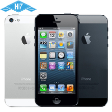 100% Factory Unlocked Original Apple iPhone 5 iOS8 A5 Dual Core 3G WCDMA Mobile Phone 1GB RAM 16GB 32GB 64GB ROM 4.0″ IPS 8MP
