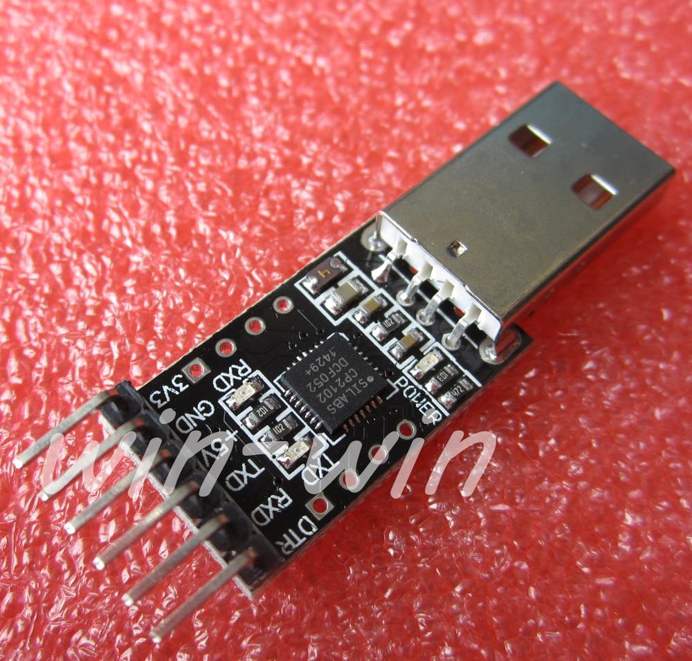 Гаджет  6Pin USB 2.0 to TTL UART Module Serial Converter CP2102 STC Replace Ft232  None Электронные компоненты и материалы