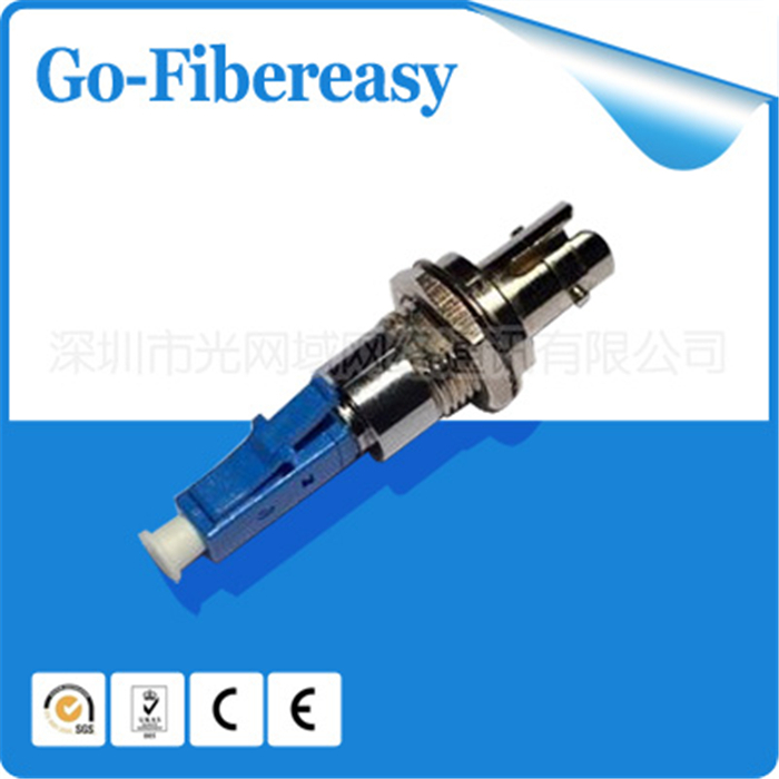 5 pieces/lot  Free Shipping Good Quality  ST female to  LC male  Fiber Optic Adapter SM Simplex Fiber