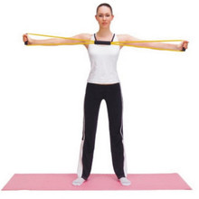 8 shaped Body Building Resistance Bands Yoga Exercise Rope Fashion Fitness Equipment Tool Chest Developer A394