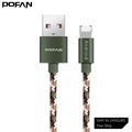 POFAN 2 in 1 1 2M 2 4A 8pin and Micro USB Data Cable for iPhone