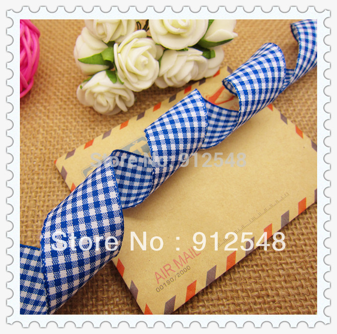 1 25mm width styles polyester scottish font b tartan b font gingham ribbon bow decorative
