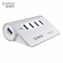 ORICO M3H4-SV Aluminum High Speed Mini 4 Port Micro USB 3.0 HUB with CE FCC Certification