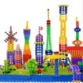 Free Shipping 100pcs Snow Snowflake Building Blocks Toy Bricks DIY Assembling Classic Toys Kids Early Educational
