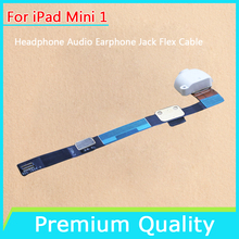 Safe Packing Wholesale 20pcs/lot Headphone Audio Earphone Jack Flex Cable For iPad Mini 1 Repair Part Replacement Free Shipping