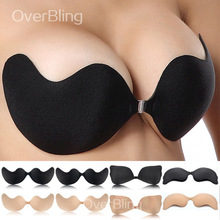 Bras Push Up Bra Bust Front Closure Strapless Women Invisible Bras Women Reusable Adhesive Backless Wholesale