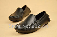 Hot New 2015 Children Sneakers Fashion Kids Shoes PU Leather Boys Girls Shoes Brown Black Sport