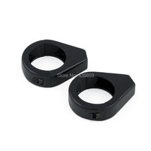 Motorcycle 41mm Black Turn Signal Fork Clamps For Harley Dyna Wide Glide FXDWG 1993 2005