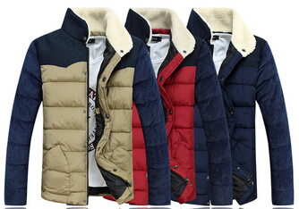Oyvind Norberg 2015 Rushed New Men s Winter Clothes Lamb Collar Coat Thick Padded Jacket Down