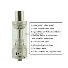 5pcs Original Tesla 7ml atomizer with temperature control coils tesla Vortek TC Sub Tank vaporizer VS tesla M7