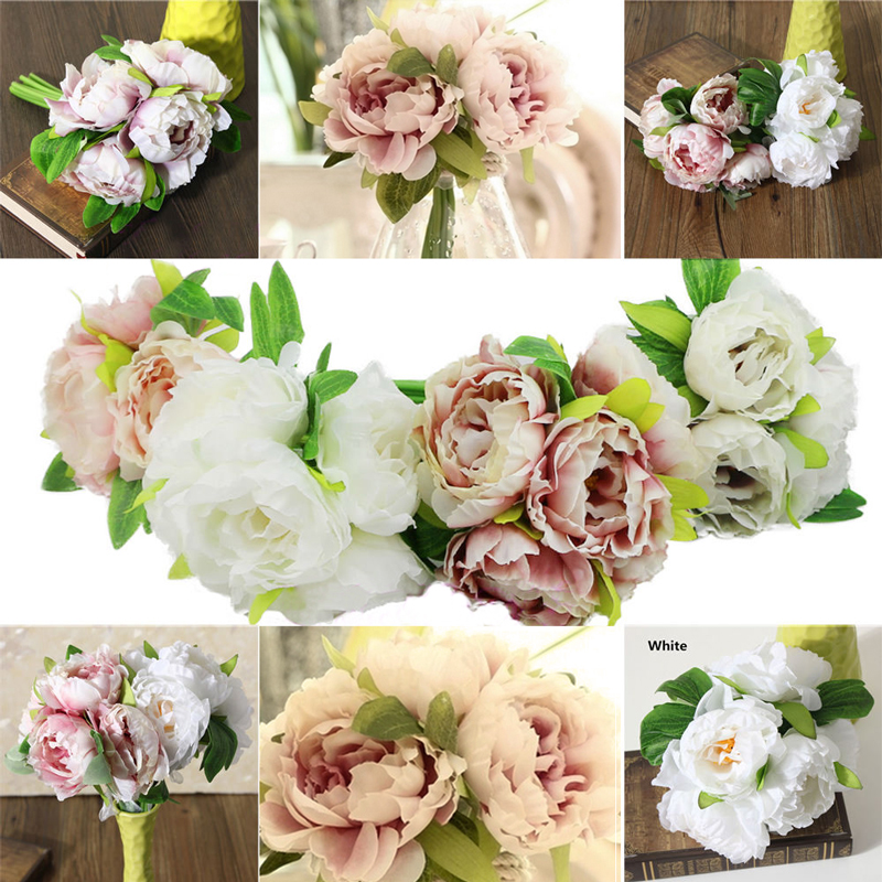 Popular Artificial Peonies Bouquet-Buy Cheap Artificial Peonies Bouquet ...