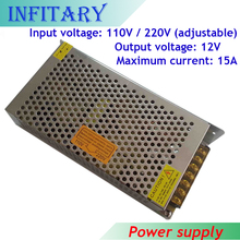 Free shipping! Switching Power Supply DC Power Supply 12V 30A Full Metal Cover for Reprap Prusa i3 impressora 3D Printer kit