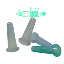 3Pcs Lot Health care small Face cups anti cellulite vacuum silicone massage cupping cups 3 7cm