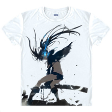 Black Rock Shooter T-shirts kawaii Japanese Anime t-shirt Manga Shirt Cute Cartoon Mato Kuroi Cosplay shirts 37166799598 tee 344