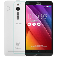 0.26mm Tempered Glass For Auus Zenfone 2 9H Hard 2.5D Arc Edge High Transparent Screen Protector with Clean Tools