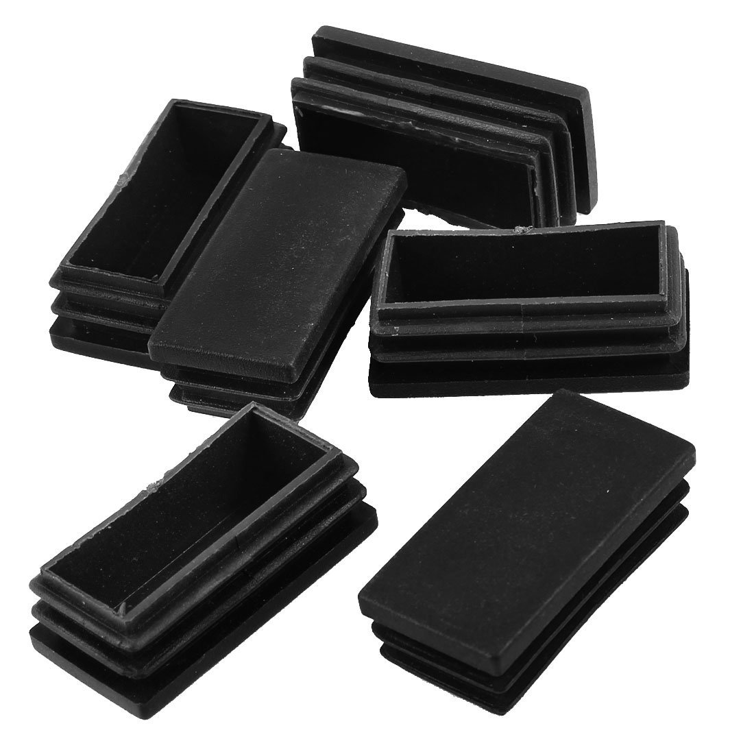uxcell/® 25mm x 40mm Plastic Blanking End Caps Tubing Tube Inserts 12 Pcs