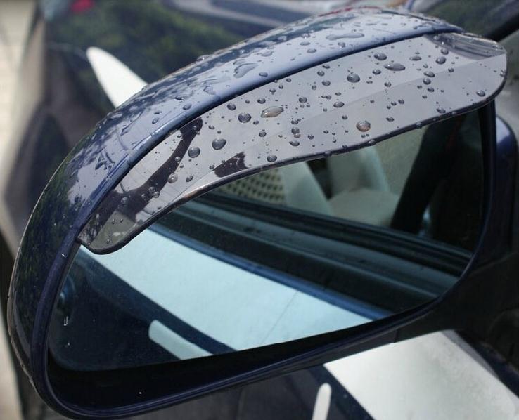 Гаджет  2 pieces /lot universal Car Rear Mirror Covers Flexible Guard Shade Rain car sticker styling None Автомобили и Мотоциклы