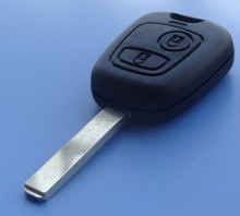 Hot selling replace case for Peugeot 107 207 206 307 2 Button car key blank FOB