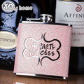fashion Flask 6 oz Food Grade Stainless Steel Hip Flask drinkware Alcohol Liquor Whiskey Bottle gifts
