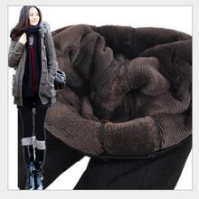 Hot Sale S-XL Plus Cashmere Women Leggings Casual Winter Warm Faux Jeggings High Elastic Thick Slim Fitness Sport Pants