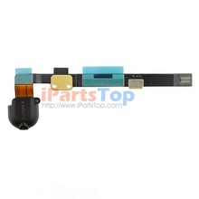 100PCS/LOT Original Genuine Black White Earphone Headphone Audio Jack Flex Cable For iPad Mini Ship By DHL EMS
