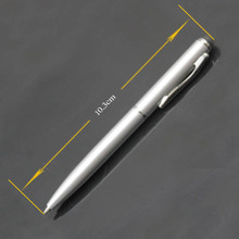 2 in1 Capacitive Touch Stylus Pen and Ball Point pen Clip Design for SmartPhone Galaxy S 4 Silver