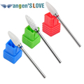 HOT Bullet Ceramic Nail Drill Bit For electric manicure machine accessories Nail Art Tools Electric Manicure